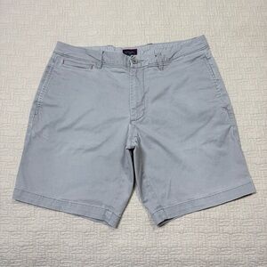 UNTUCKit Men's Chino Shorts Grey St. Vincent 9'' Inseam 40500 Size 34